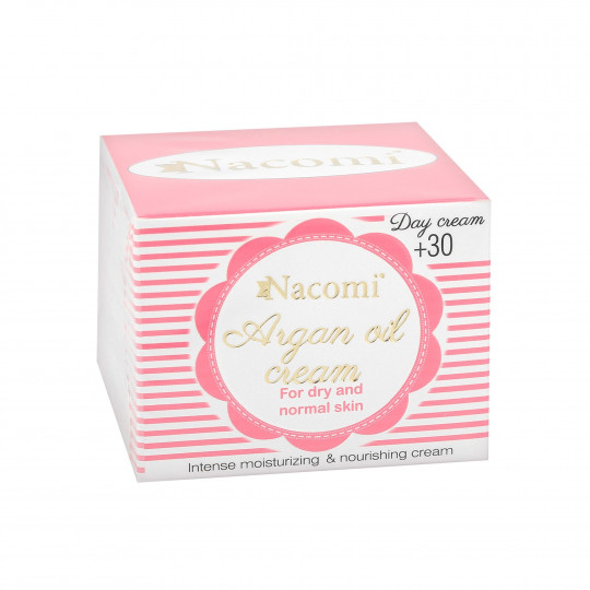 NACOMI Argan Oil Cream Argan-päivävoide E-vitamiinilla 30+ 50ml