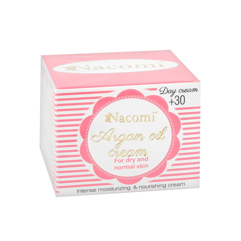 NACOMI Argan Oil Cream Argán nappali krém E vitaminnal 30+ 50ml