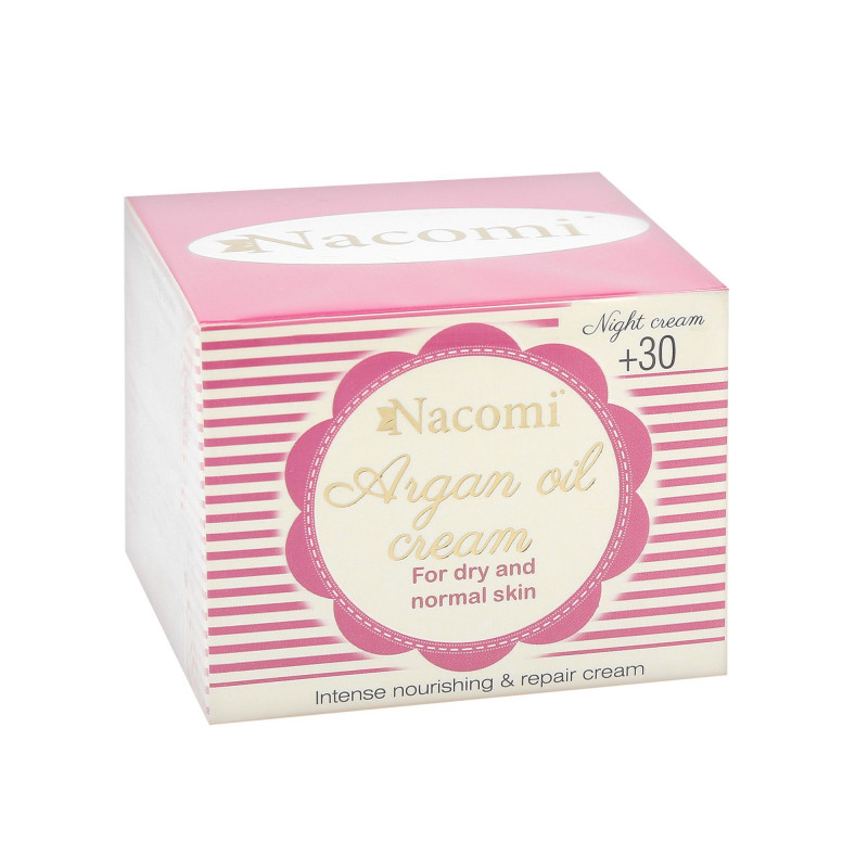 NACOMI Argan Oil Cream Creme noturno de argan com ácido hialurônico 30+ 50ml