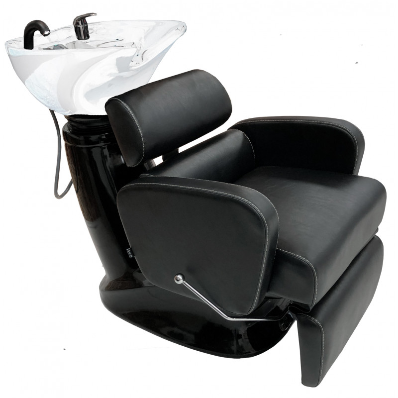 SAKAI RE-FLEX Myjka z fotelem, czarno-biała