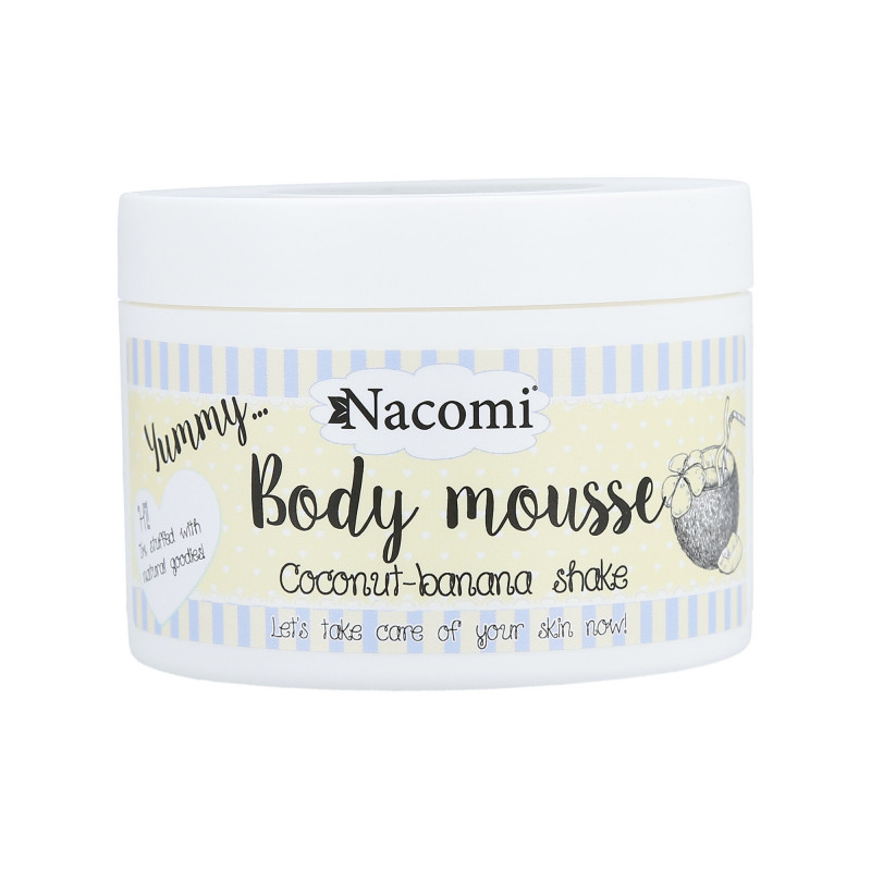 NACOMI Body Mousse corporal - cocktail de coco y banana 180ml