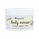 NACOMI Body Mousse Telová pena – kokosovo-banánový koktail 180ml