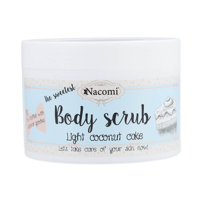 NACOMI Body Scrub Bodyscrub - let kokosnøddekage 200g