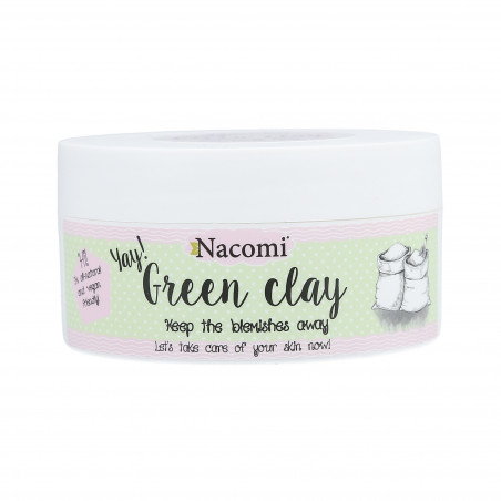 NACOMI Yay! Green Clay – Argile verte normailsante visage et corps 65g