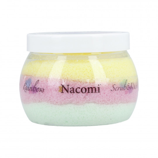 NACOMI Scrub&Wash Rainbow Peeling e espuma de lavagem – melancia 200ml