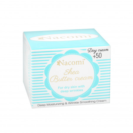 NACOMI Shea Butter Cream Tagescreme mit Sheabutter 50+ 50ml