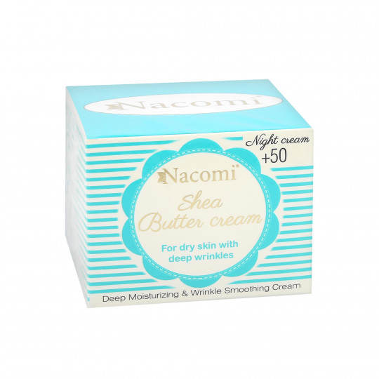 NACOMI Shea Butter Cream Nachtcreme mit Sheabutter 50+ 50ml