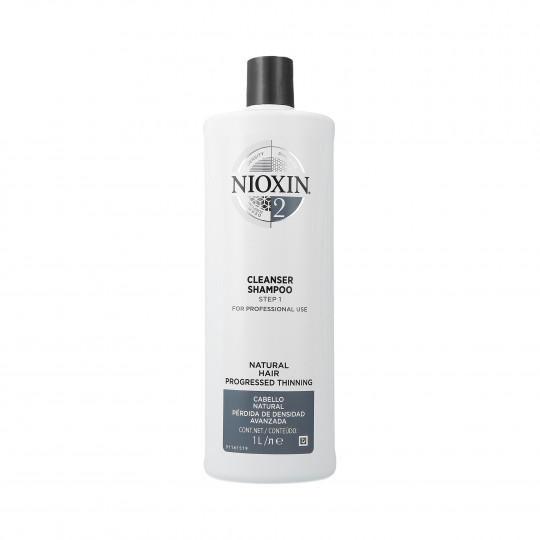 NIOXIN 3D CARE SYSTEM 2 Cleanser Shampoo de limpeza 1000ml