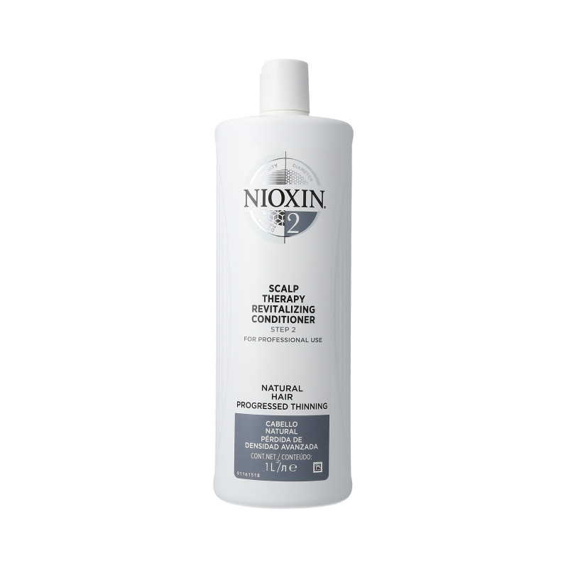 NIOXIN 3D CARE SYSTEM 2 Condicionador Revitalizante para Terapia do Couro Cabeludo 1000ml