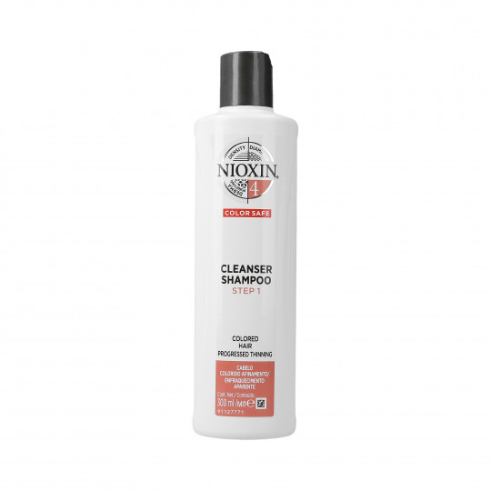 NIOXIN CARE SYSTEM 4 Shampooing purifiant cheveux colorés très fins 300ml