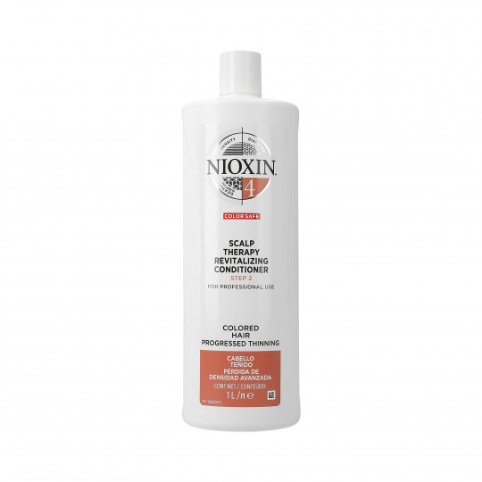 NIOXIN 3D CARE SYSTEM 4 Condicionador Revitalizante para Terapia do Couro Cabeludo 1000ml