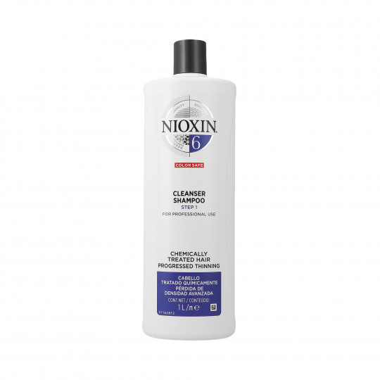 NIOXIN 3D CARE SYSTEM 6 Cleanser Champú limpiador 1000ml