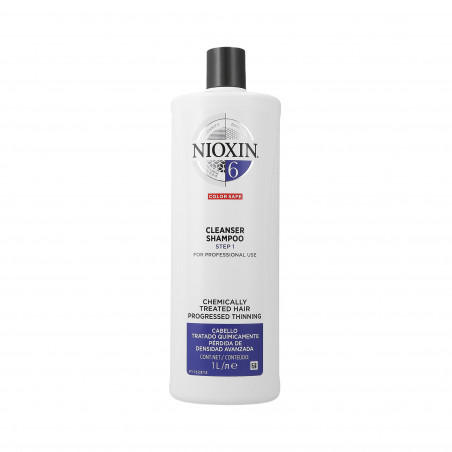 NIOXIN 3D CARE SYSTEM 6 Cleanser shampoo 1000ml 