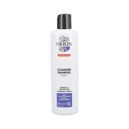 NIOXIN CARE SYSTEM 6 Shampooing purifiant cheveux traités très fins 300ml