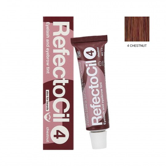 REFECTOCIL Henna para sobrancelhas e cílios 4 Castanha 15ml