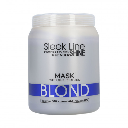STAPIZ SLEEK LINE BLOND Maska z jedwabiem do włosów blond i siwych 1000ml - 1