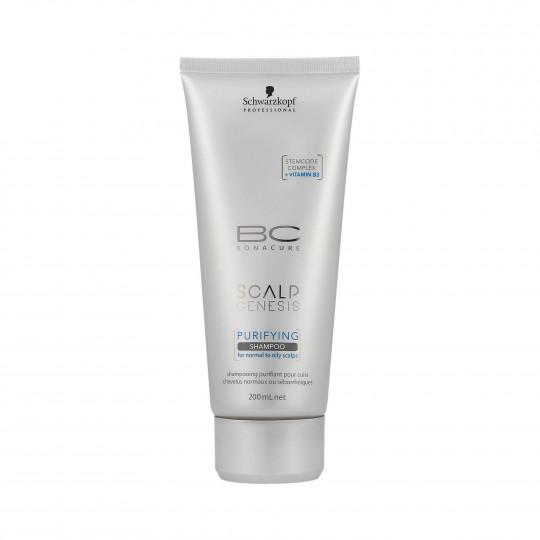 SCHWARZKOPF PROFESSIONAL BC BONACURE Scalp Genesis purifying shampoo for normal and oily scalps 200ml 