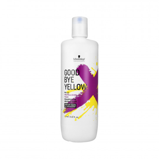 SCHWARZKOPF PROFESSIONAL GOODBYE YELLOW Szampon neutralizujący kolor  1000ml