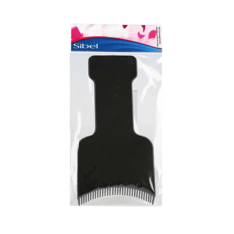 Sibel Black Spatula with Comb 