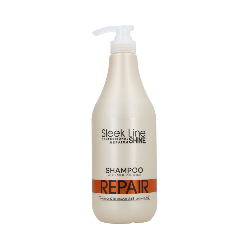 STAPIZ SLEEK LINE REPAIR sampon selyemmel sérült hajra 1000 ml