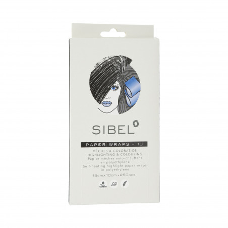 Sibel High-Light Self-Heating Wraps Polyethylene Film For Colouring 10x18 cm 250 pcs 