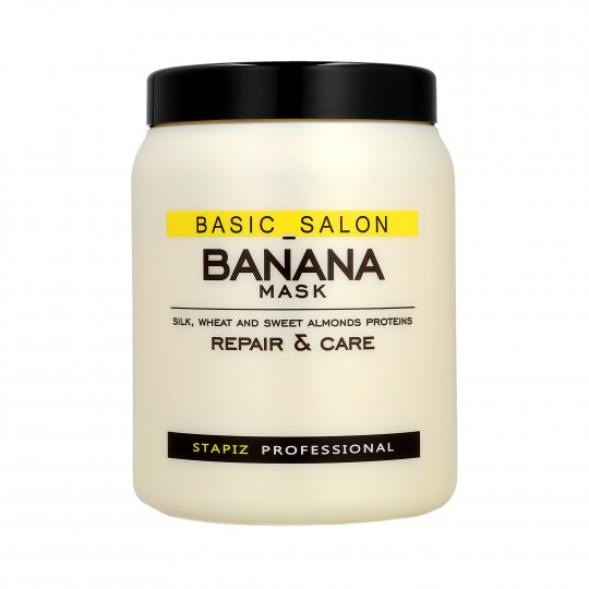 Stapiz Banana Maschera alla banana per capelli danneggiati e opachi 1000 ml 