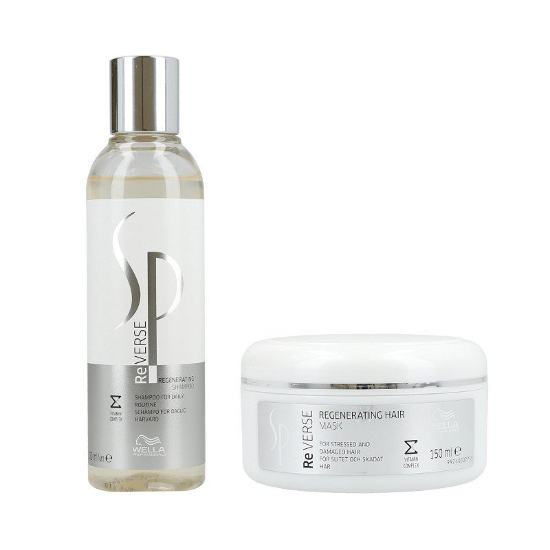 WELLA SP REVERSE Zestaw regenerujący do włosów szampon 200ml+maska 150ml