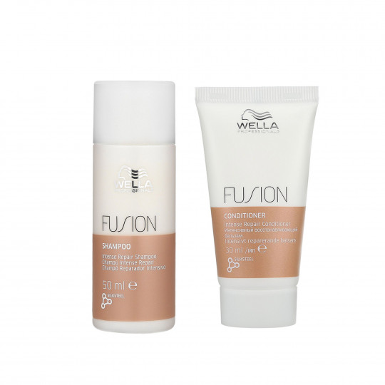 WELLA PROFESSIONALS FUSION Conjunto Reparação Intensa shampoo 50ml + condicionador 30ml