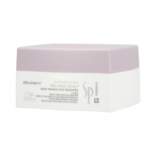 WELLA SP BALANCE SCALP Máscara para couro cabeludo sensível 200ml