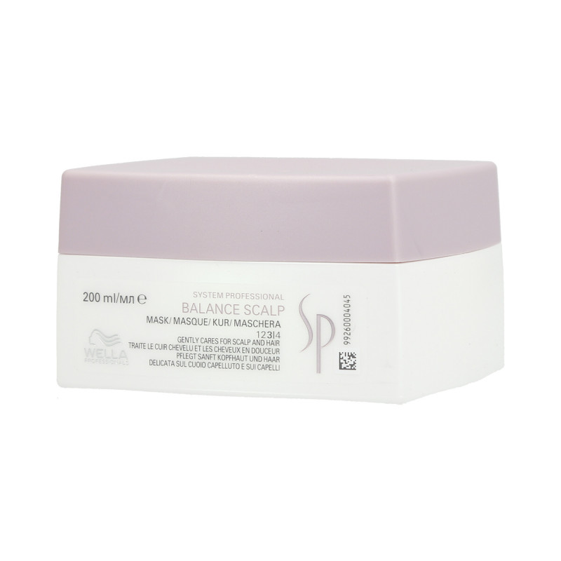 WELLA SP BALANCE SCALP Máscara para couro cabeludo sensível 200ml