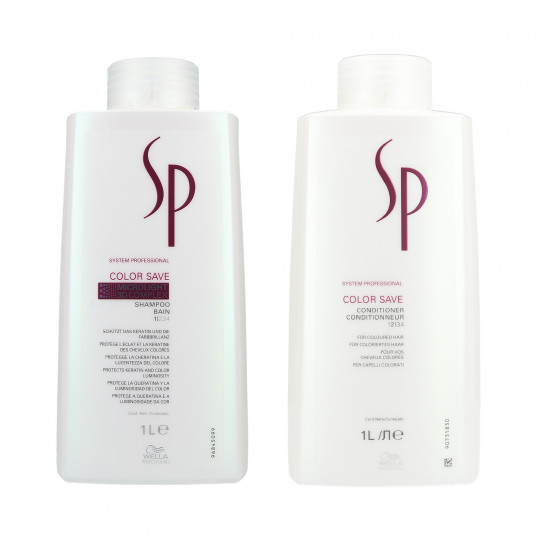 Shampoo WELLA SP COLOR SAVE 1000ml + Condicionador 1000ml