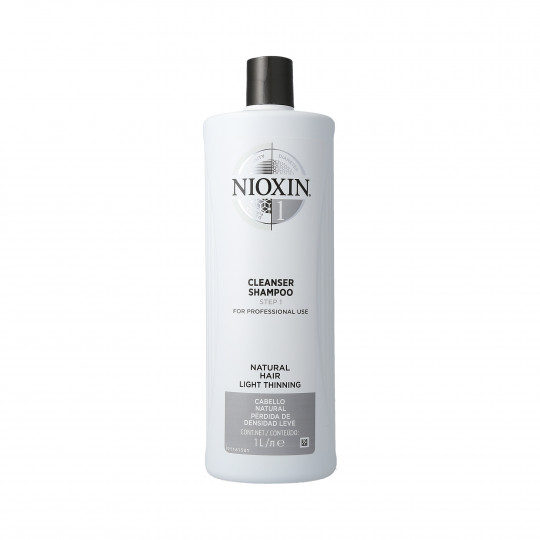 NIOXIN 3D CARE SYSTEM 1 Cleanser Shampoo detergente 1000ml