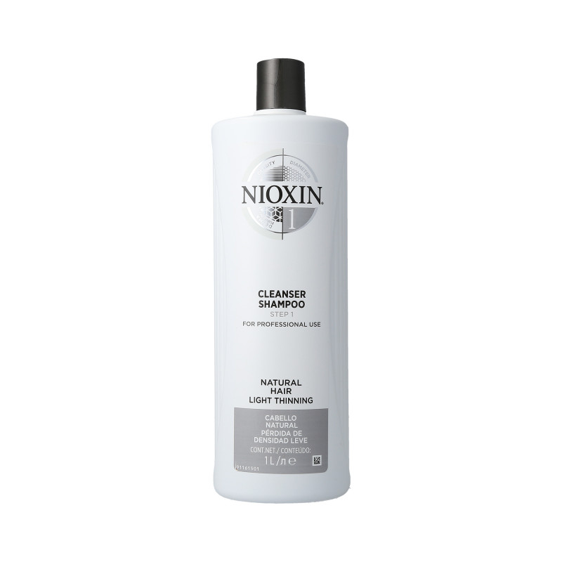 NIOXIN CARE SYSTEM 1 Shampooing purifiant cheveux fins 1000ml