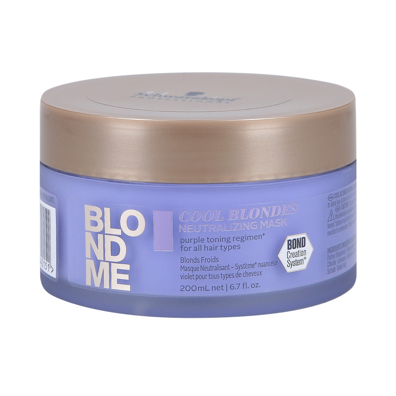 SCHWARZKOPF PROFESSIONAL BLONDME Cool blond hårmaske 200ml