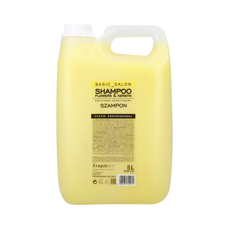 STAPIZ PROFESSIONAL BASIC SALON Virágos-keratin sampon 5000ml