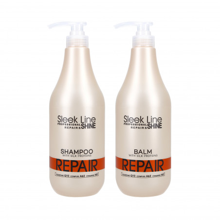 Stapiz Sleek Line Repair Set Shampoo 1000 ml + Balm 1000 ml 