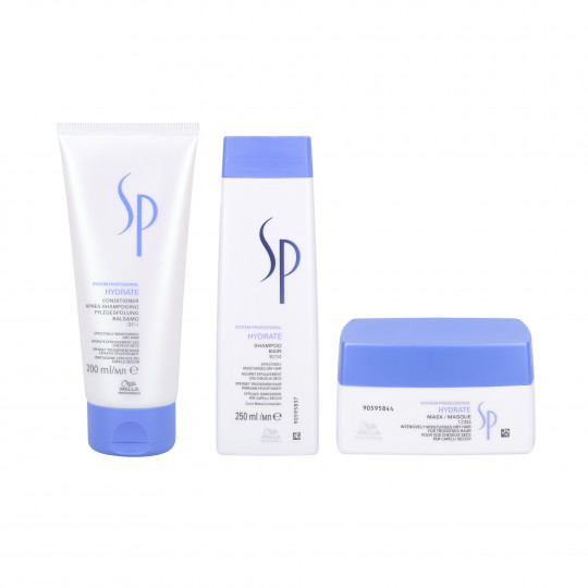 WELLA SP HYDRATE Shampoo 250ml + Condicionador 200ml + Máscara 200ml