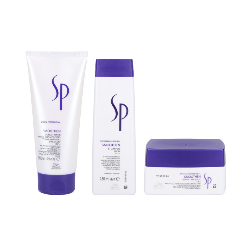 Wella SP SMOOTHEN šampón 250 ml + kondicionér 200 ml + maska 200 ml