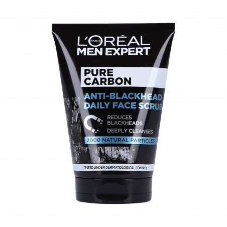 MEN EXPERT PURE CHARCOAL SCRUB 100ML