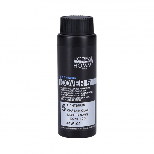 L'Oreal Professionnel Homme Cover 5' Tinta (5) Light brown 50ml