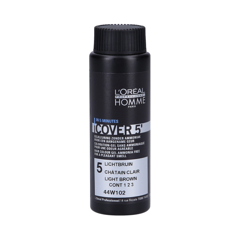 L'Oreal Professionnel Homme Cover 5' Haarfarbe (5) Light brown 50ml