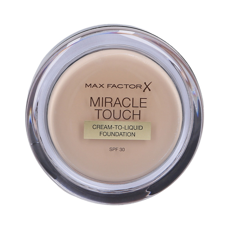 Base MAX FACTOR Miracle Touch com ácido hialurônico 060 Areia