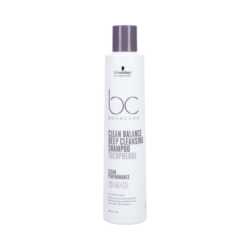 SCHWARZKOPF PROFESSIONAL BC CLEAN BALANCE DEEP CLEAN Szampon oczyszczający do włosów 250ml