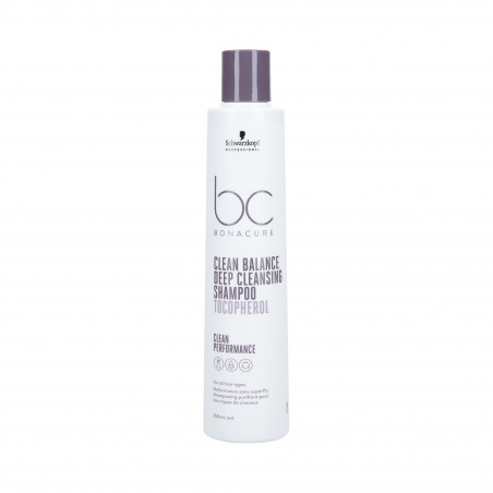 SCHWARZKOPF PROFESSIONAL BC CLEAN BALANCE DEEP CLEAN Hair cleansing shampoo 250ml