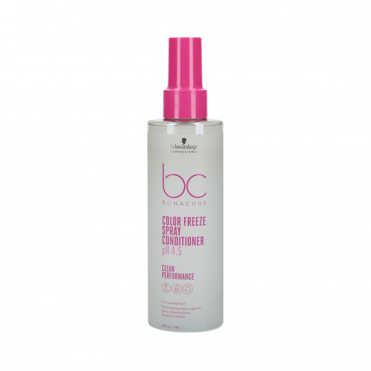 SCHWARZKOPF PROFESSIONAL BC COLOR FREEZE Condicionador spray bifásico para cabelos coloridos 200ml