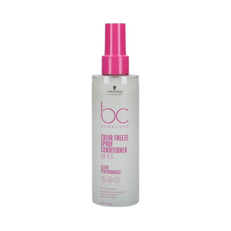 SCHWARZKOPF PROFESSIONAL BC COLOR FREEZE Condicionador spray bifásico para cabelos coloridos 200ml