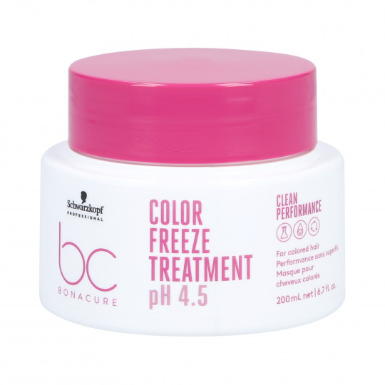 SCHWARZKOPF BC COLOR FREEZE Máscara para cabelos coloridos 200ml