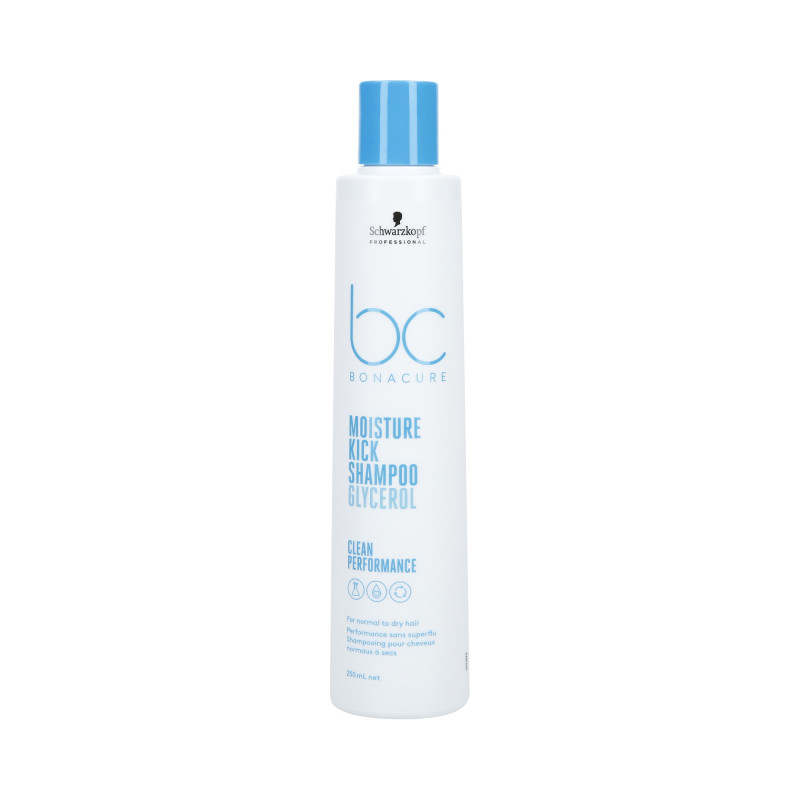 SCHWARZKOPF BC MOISTURE KICK Szampon nawilżający włosy 250ml