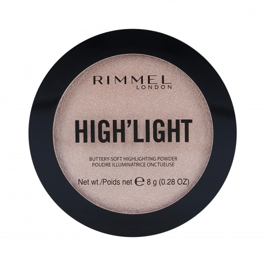 RIMMEL HIGHLIGHT Kompaktowy rozświetlacz do twarzy 002 Candlelight 8g