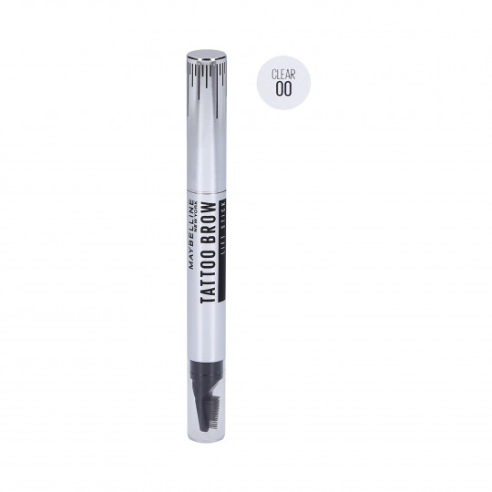 MAYBELLINE TATTOO BROW LIFT Dwustronny marker do brwi 00 Clear